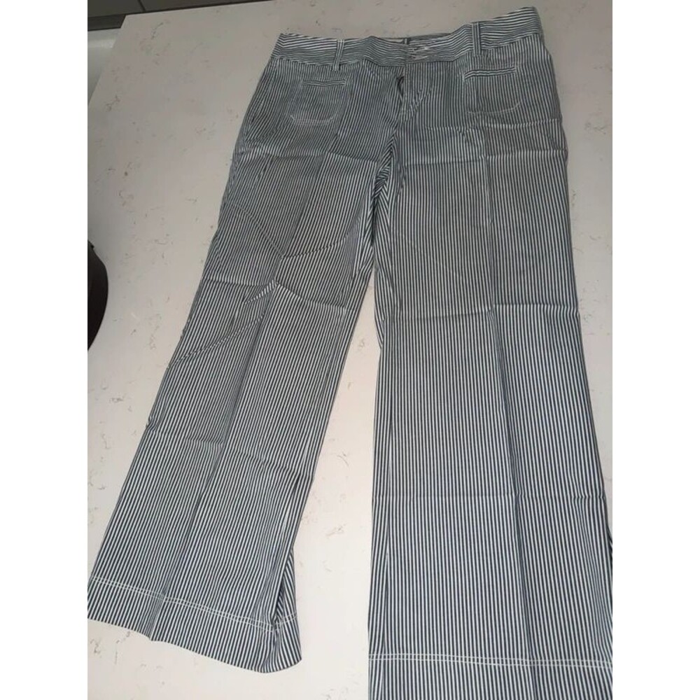 Ruff Hewn striped wide leg pants size 14